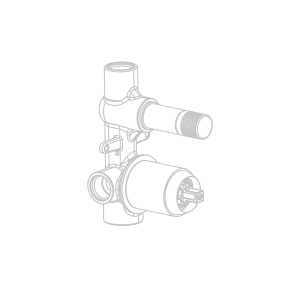 CORPO x INCASSO DOCCIA 2 VIE NERO OPACO