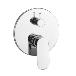 INCASSO DOCCIA CON DEVIATORE A VITONE SMILE CROMO 